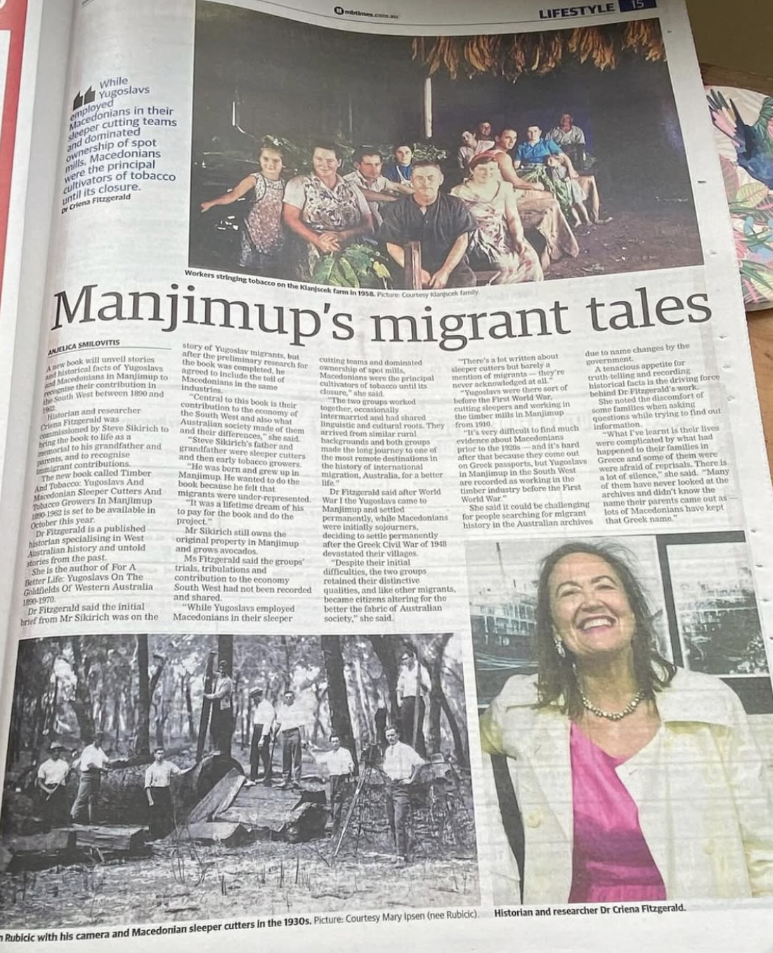 migrant stories in the south west of western australia interview anjelica ilovi